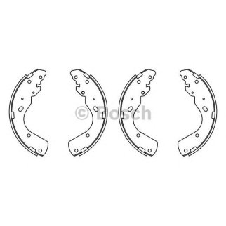 F 026 008 018_колодки барабанные! Ford Ranger, Mazda B-serie 2.2/2.6/2.5D 98> фото