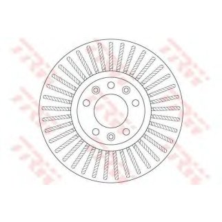 Диск тормозной передний вентилируемый TRW DF6419 фото
