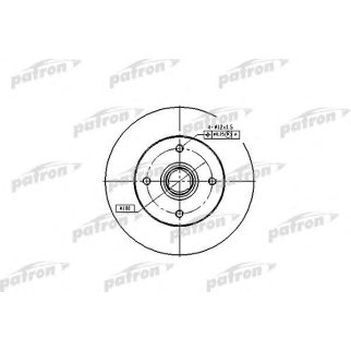 Диск тормозной PATRON PBD1529 фото