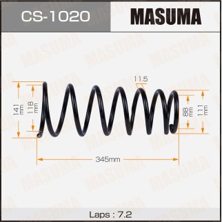 Пружина задняя TOYOTA CARINA MASUMA CS-1020 фото