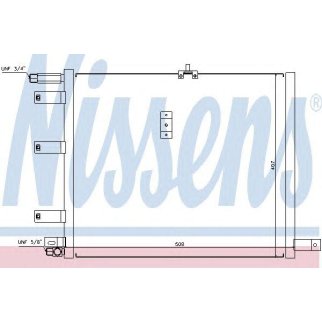 Радиатор кондиционера Nissens 94300 фото