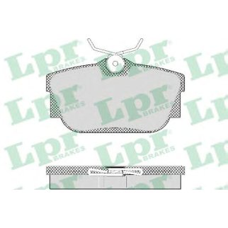Колодки тормозные задние дисковые к-кт Lpr 05P1303 фото