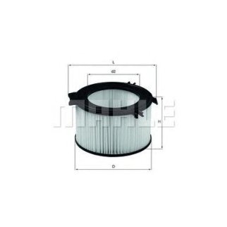 Фильтр салона KNECHT LA 65 фото 2