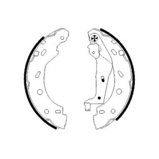 Колодки барабанные к-кт MINTEX MFR484 фото