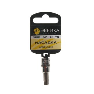 Насадка 1/4" TORX T40 ЭВРИКА фото