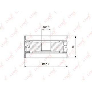 Ролик ГРМ LYNXauto PB3039 фото