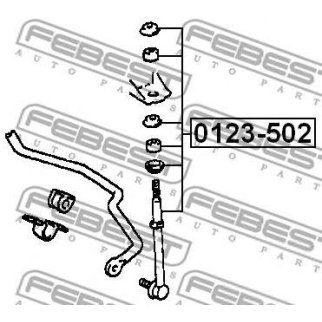 0123502_тяга стабилизатора заднего! Toyota Land Cruiser 95-02 фото