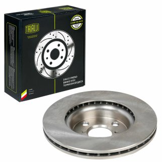 Диск тормозной передний вентилируемый TRIALLI DF 190202 фото 2
