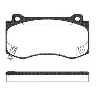 Колодки Jeep Grand Cherokee III/Chrysler 300 C 6.1 06-10 задние Remsa фото