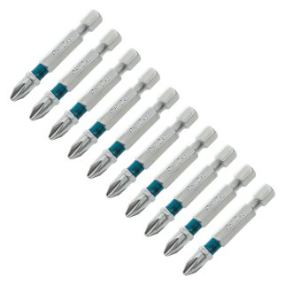 Набор бит PH2х50 сталь S2, (10шт) GROSS фото