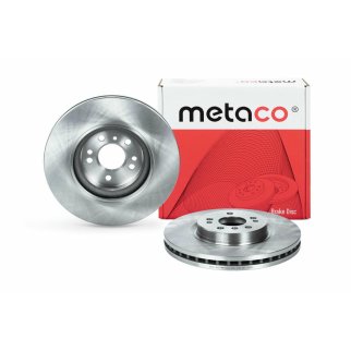 Диск тормозной передний вентилируемый metaco 3050-183 фото 3