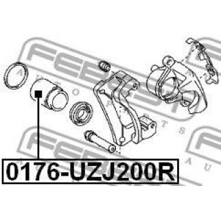 Поршень суппорта тормозного заднего фото