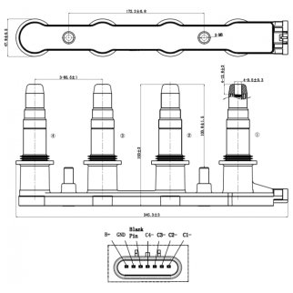 Катушка зажигания FEBEST 10640-001 фото 2