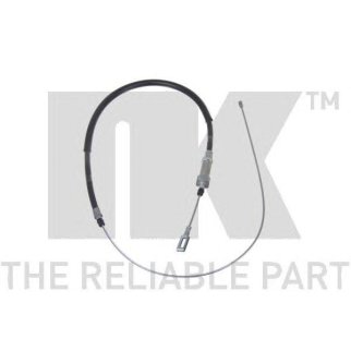 Трос ручного тормоза передний фото