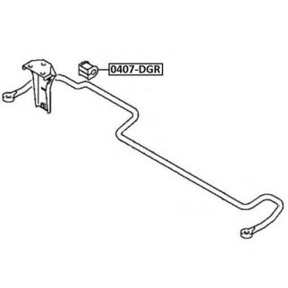 Втулка заднего стабилизатора ASVA 0407-DGR фото