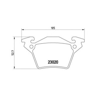 Колодки торм.зад. фото