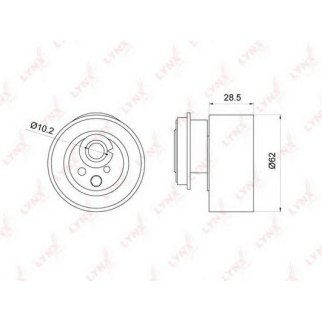 Ролик ГРМ LYNXauto PB1045 фото