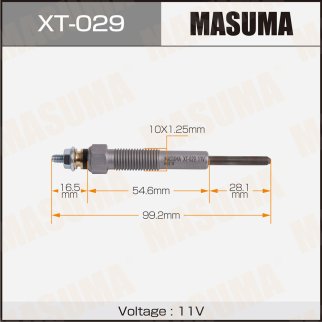 Свеча накаливания Masuma XT-029 фото