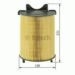 1 457 433 576_фильтр воздушный! Audi A3,VW Touran 1.6i/2.0FSi 03>/Golf 1.6i/2.0FSi/2.0SDi 04> фото