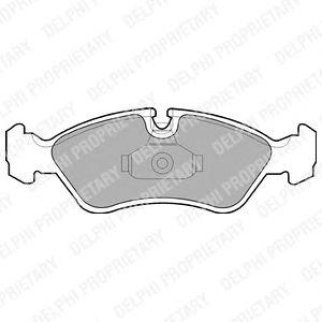 Колодки тормозные передние к-кт DELPHI LP1605 фото