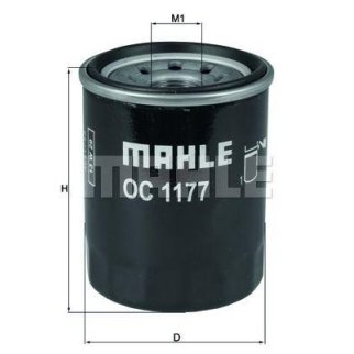 Фильтр масляный MAHLE _OC1177 фото