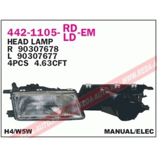 Фара левая DEPO 442-1105L-LD-EM фото