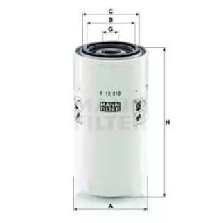 Фильтр масляный MANN FILTER W 10 010 фото