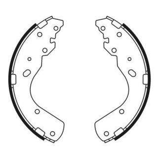 Колодки барабанные к-кт TRIALLI GF 4581 фото 3