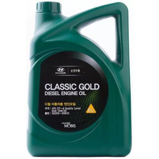 Масло моторное HYUNDAI/KIA CLASSIC GOLD DIESEL 10W-30 минеральное 6 л 05200-00610 фото