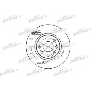 Диск тормозной PATRON PBD1624 фото