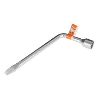 Ключ баллонный 21мм L=350мм Г-обр с лопаткой ЭВРИКА фото