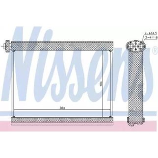 Испаритель кондиционера Nissens 92317 фото