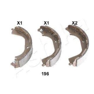 Колодки барабанные к-кт ashika 55-01-196 фото