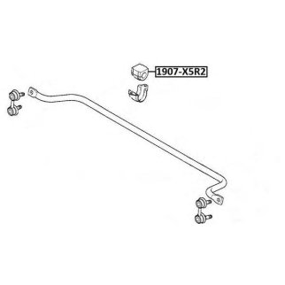 Втулка заднего стабилизатора ASVA 1907-X5R2 фото
