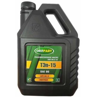 Масло трансмиссионное OIL RIGHT ТЭП-15В (нигрол) 3л. фото