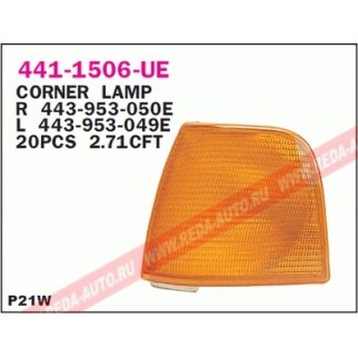 Указатель поворота правый желтый DEPO 441-1506R-UE фото