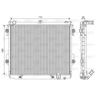 Радиатор основной Valeo 701552 фото