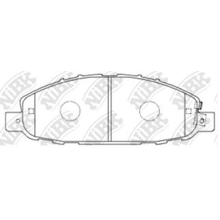 Колодки тормозные передние к-кт NiBK PN2475 фото