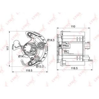 Фильтр топливный LYNXauto LF-1002M фото