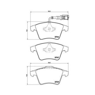 Колодки торм.пер./дат. фото