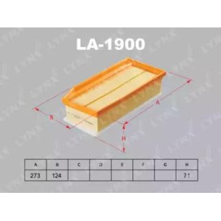 Фильтр воздушный LYNXauto LA-1900 фото
