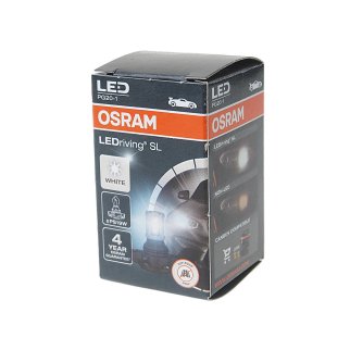Лампа светодиодная Osram LEDriving SL ? PS19W (1,6W 12V PG20-1) 1шт. фото 1