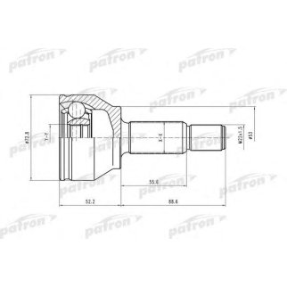 ШРУС наружн к-кт 25x52.9x20 FORD: Fusion 02- фото