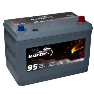 Аккумуляторная батарея KORTEX BLACK Dynamic ASIA 6СТ95 прям. 306х176х225 D31 Турция фото