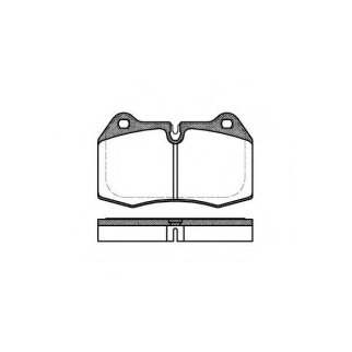 Колодки BMW E38 2.8-3.5/2.5TDs 95-01/E31 4.0-5.6 94-99 передние к-кт Remsa фото