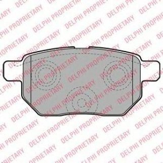 Колодки тормозные к-кт DELPHI LP2105 фото
