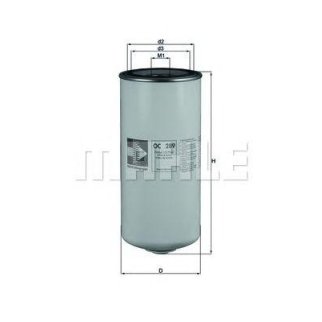 OC289_масляный фильтр !DAF 95xF 97---> фото