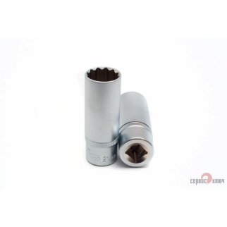 Головка торцевая 21 1/2&quot; 12гр глубокая СЕРВИС КЛЮЧ фото