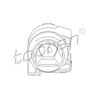 Опора двигателя задняя topran 407830755 фото