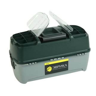 Ящик универсальный 465х230х250мм с 2 органайзерами на крышке ЭВРИКА фото 2